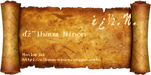 Ölbaum Ninon névjegykártya